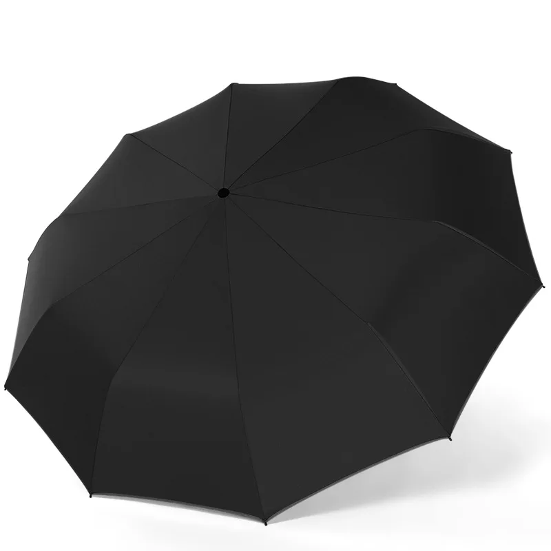 

Oversized 123cm 10K Reinforced Strong windproof Umbrella Night Safety Reflective Business Double Strong rain Umbrella