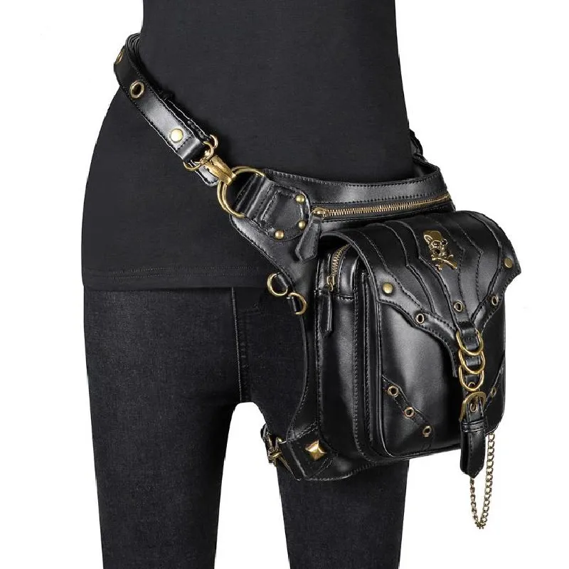 Fashionable Fanny Pack New European and American Trend Single Shoulder Crossbody Bag Multi-functional Outdoor Nail Fanny Pack