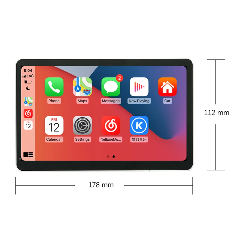 Портативный iPhone iOS Apple CarPlay ЖК-экран Android Авто дисплей Google Netflix видео Spotify музыка Waze