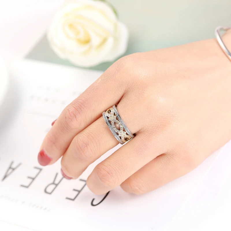 Женское и женское кольцо с драконом из циркония 24 к золотого цвета подарок на