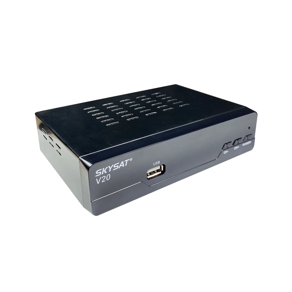 SKYSAT V20 H265 цифра спутниковый телевизионный ресивер DVB S2 поддержка CS Клайн Newcamd RJ45 Wi