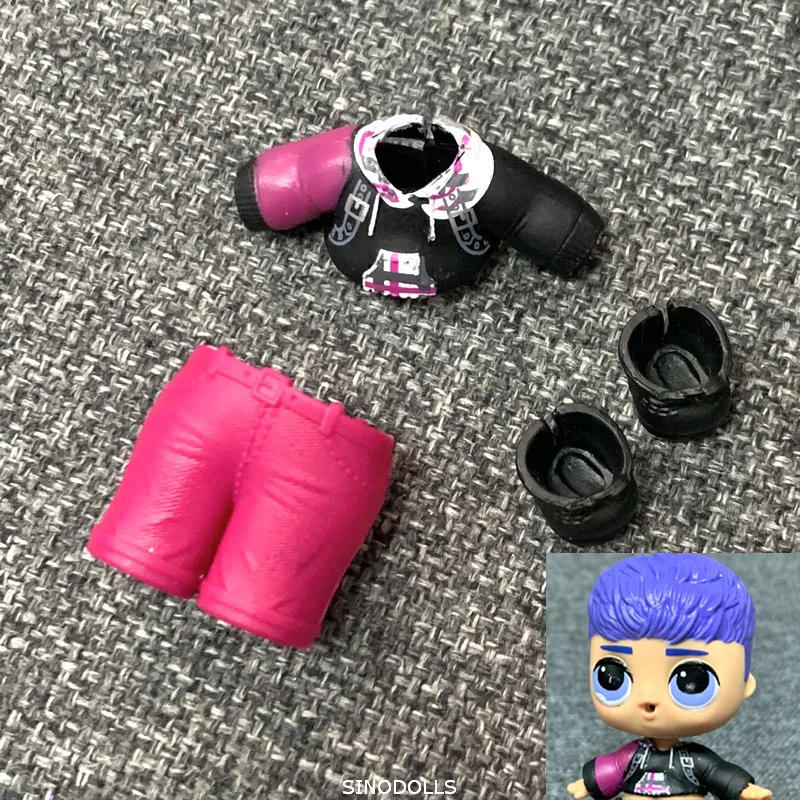 1 комплект оригинальный наряд Одежда и обувь для куклы LOL больше зимняя Дискотека