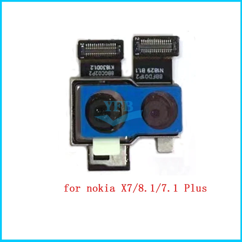 Задняя большая камера для Nokia X6 6 1 X7 8 7 Plus TA-1131 Модуль задней камеры гибкий кабель