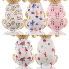 Летняя футболка с милым принтом для домашних животных, одежда для щенков и собак, жилет для домашних животных, кошек, хлопковая футболка, одежда для мопса, костюмы, одежда для собак, одежда для маленьких собак