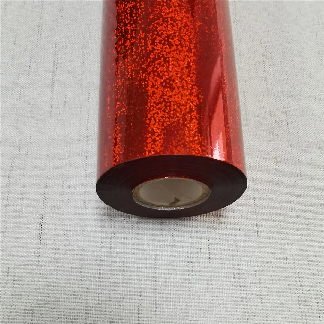 

Free Ship One Roll 120m Length Laser Grid red amd rose Hot Stamping Foil for Plastic and Film PP PE Material or for fish lure