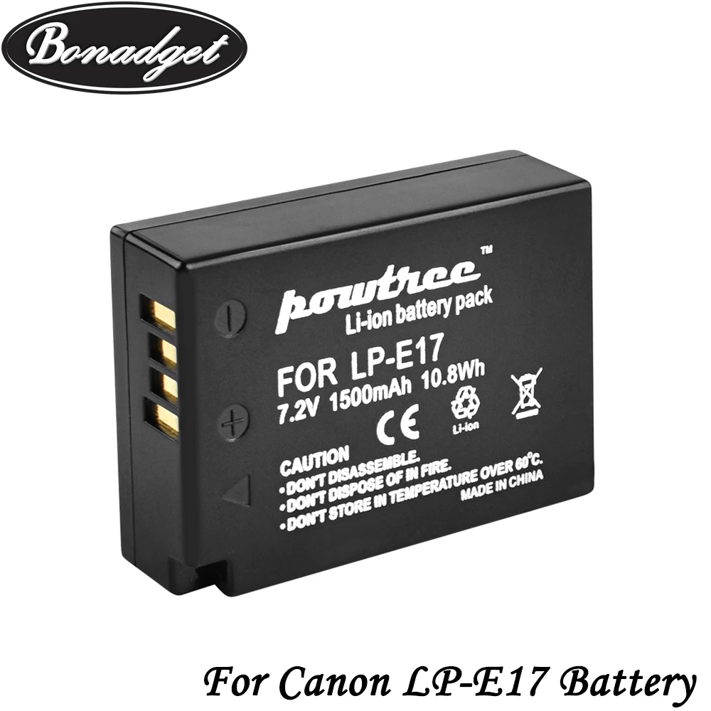 Зарядное устройство Bonadget LPE17 LP E17 для фотоаппаратов Canon EOS 200D M3 M6 750D 760D T6i T6s 800D 8000D Kiss