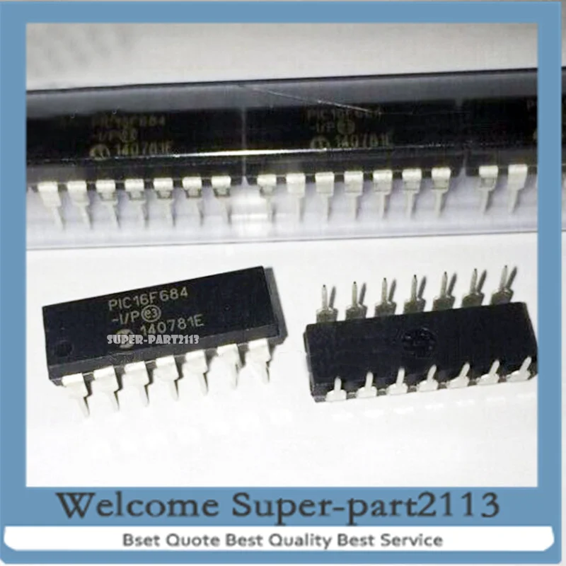

5piece PIC16F684-I/P PIC16F684 DIP14 Original In Stock