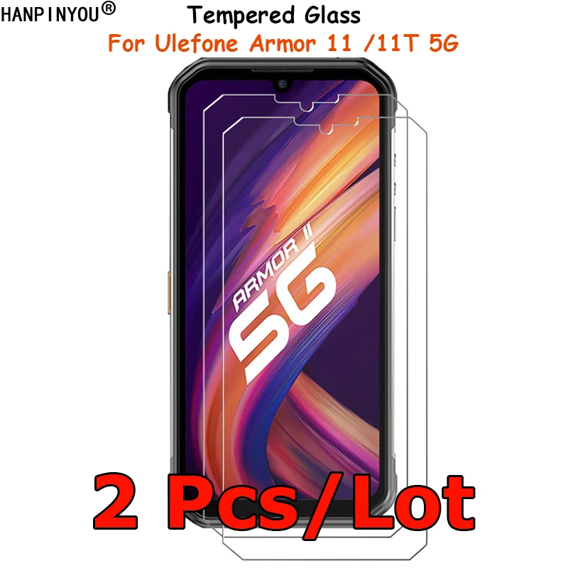

2 шт./лот для Ulefone power/11 11T 5G закаленное стекло Экран протектор взрывобезопасная защитная пленка упрочненная защита