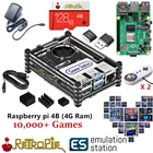 (Версия 4GB Ram) эмуляционная станция 128G Raspberry Pi 4B 14000 + игровая консоль Retropie Arcade Classic Retro