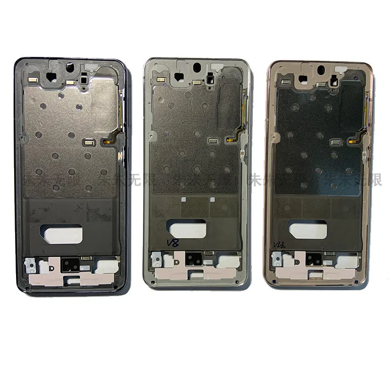 

S21 для Samsung Galaxy S21 средняя рамка пластина корпуса панель ЖК-поддержка средняя лицевая пластина рамка ЗАМЕНА Запасные части для ремонта