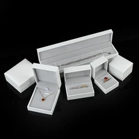 jewelry organizer storage gift box necklace earrings ring box paper jewellry packaging container cardboard jewelry set box