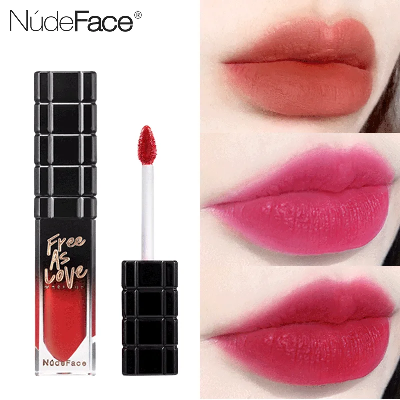 Помада для губ красота глазурованный блеск Жидкий Макияж под заказ матовый 3