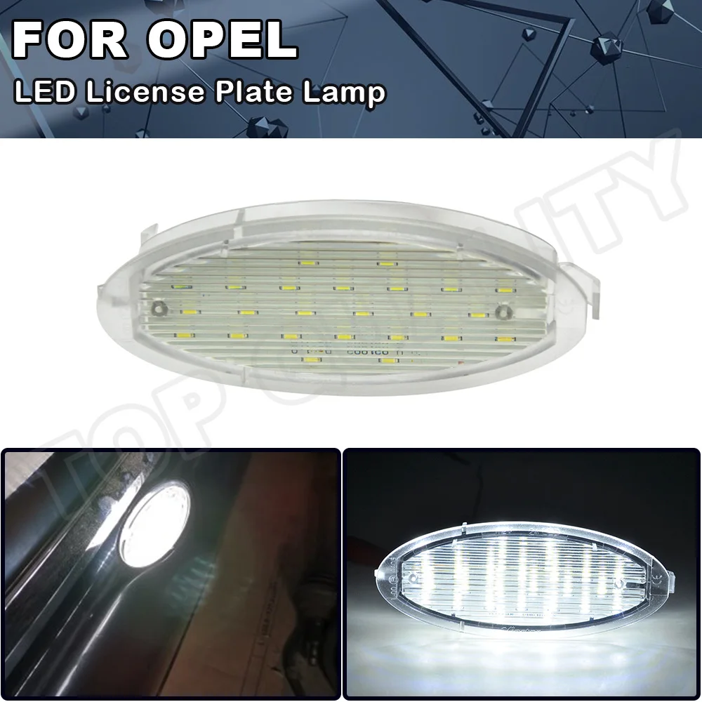 

1PC Canbus LED Number License Plate Light Tail Rear Lamp Xenon White For OPEL Zafira Astra G Caravan CC Coupe Kasten Stufenheck