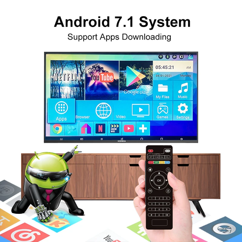 Беспроводная телевизионная ретро видеоигровая консоль WiFi 4K HD Super 50+ Эмулятор 40000+ игр 64 битный плеер для MD/PS1/N64/DS и т.д.