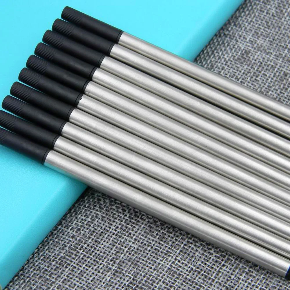 5 шт. качественные стержни с синими или черными чернилами вращающиеся JINHAO для