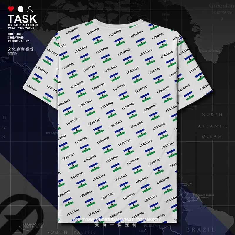 

Kingdom of Lesotho LSO Sotho Basotho LS Quick Dry t shirt fashion new Fitness casual brands Sportswear mens summer clothes