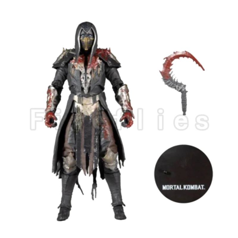 

7inches McFARLANE Action Figure Mortal Kombat XI Noob Saibot With Blood Anime Model For Gift Free Shipping