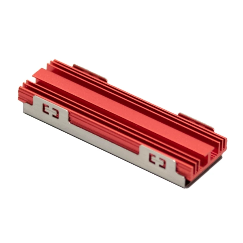 

M2 Solid State Hard Drive Heat Sink Aluminum 72x23x10mm 2280 NVME SSD PCIE Heatsink Radiator Thermal Cooling Vest Set