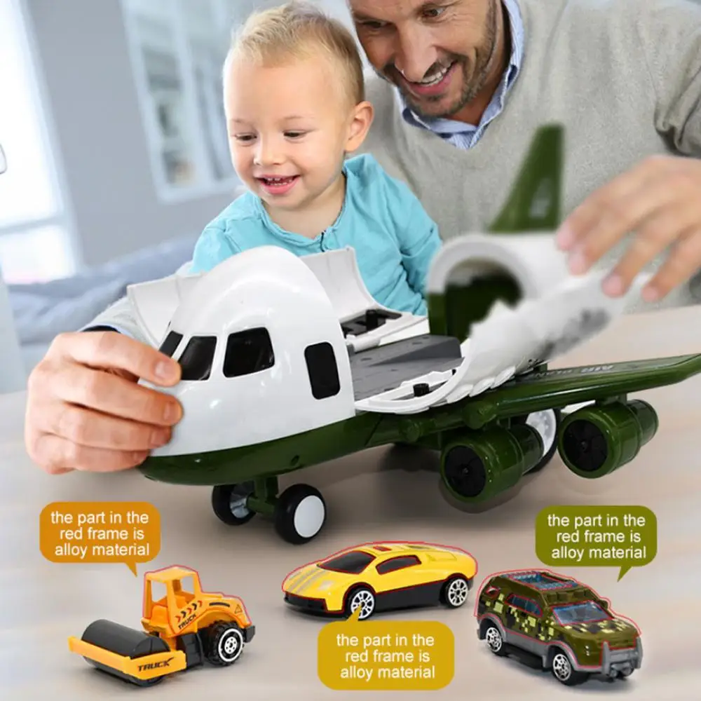 

Large Simulation Aircraft Plane Carrier Vehicle Inertia Airplane Alloy Truck Aircraft Storage Transport Classic Toys Kids Gifts