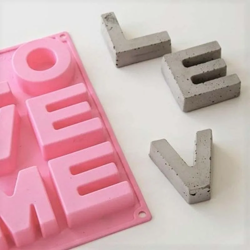 Силиконовая форма с надписью LOVE ME|Глиняные формы| |