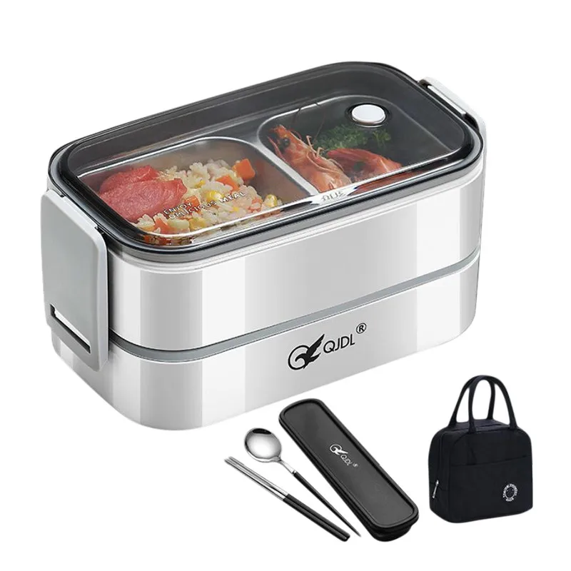 

304 Stainless Steel Lunch Box For Kid New Single Layer Or Double Layers Bento Box For Student Food Container Case For Office New