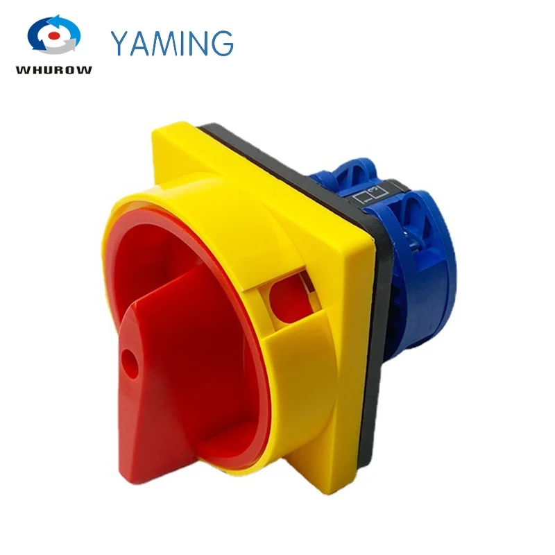 

Rotary switch selector 25A 1 phase 2 position 4 terminals padlock changeover cam switch YMW26-25/1GS