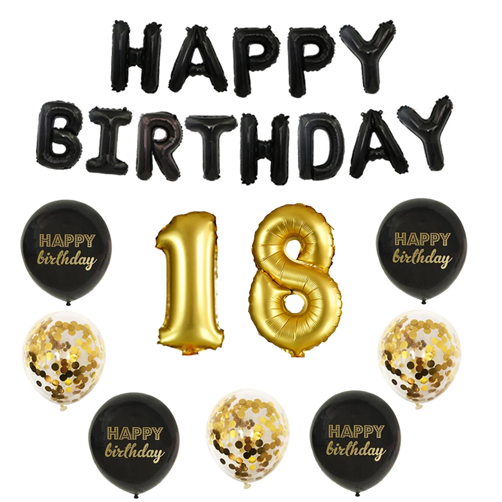 18th День рождения Реквизит для фотокамер С капюшоном с изображением воздушных