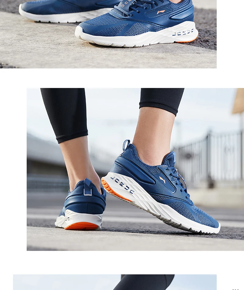 Li-Ning/мужские беговые кроссовки с подушкой для бега; дышащий светильник; Удобная подкладка; спортивная обувь для фитнеса; ARHP147 XYP945