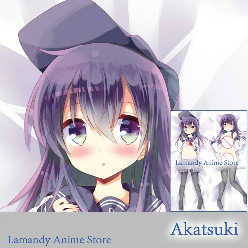 Двусторонняя наволочка Dakimakura из аниме Akatsuki Kantai | Дом и сад