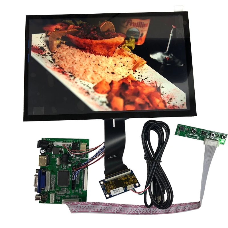 10,1 дюймовый емкостный экран сенсорный модуль комплект 1280x800IPS HDMI ЖК-дисплей Автомобильный модуль Raspberry Pi 3 10-точечный емкостный сенсорный модуль