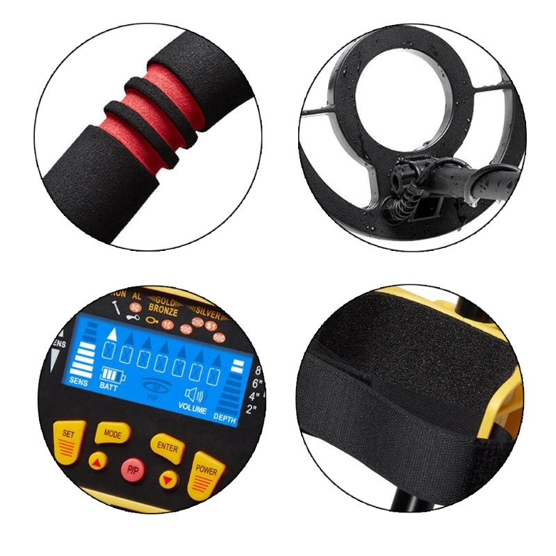 

GC-1028 Accuracy Waterproof Metal Detector for Adults Professional Underground Metal Detector Gold Detecto with Sensitiv