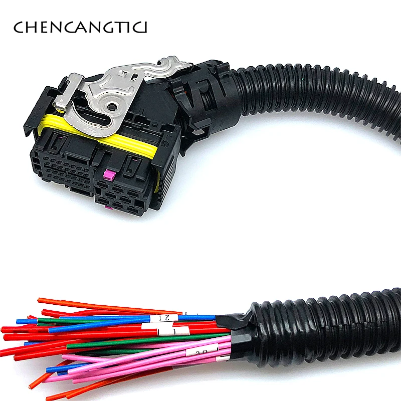 1 Набор 16 36 89 Pin Way EDC7 полная линия жгута двигателя Common Rail ECU автоматическая