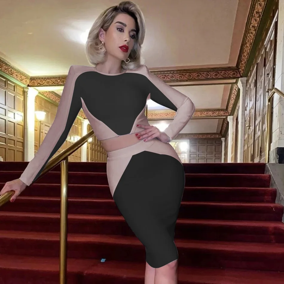 

2021 fashion casual bandage suit skirt women's jacket + skirt suit women