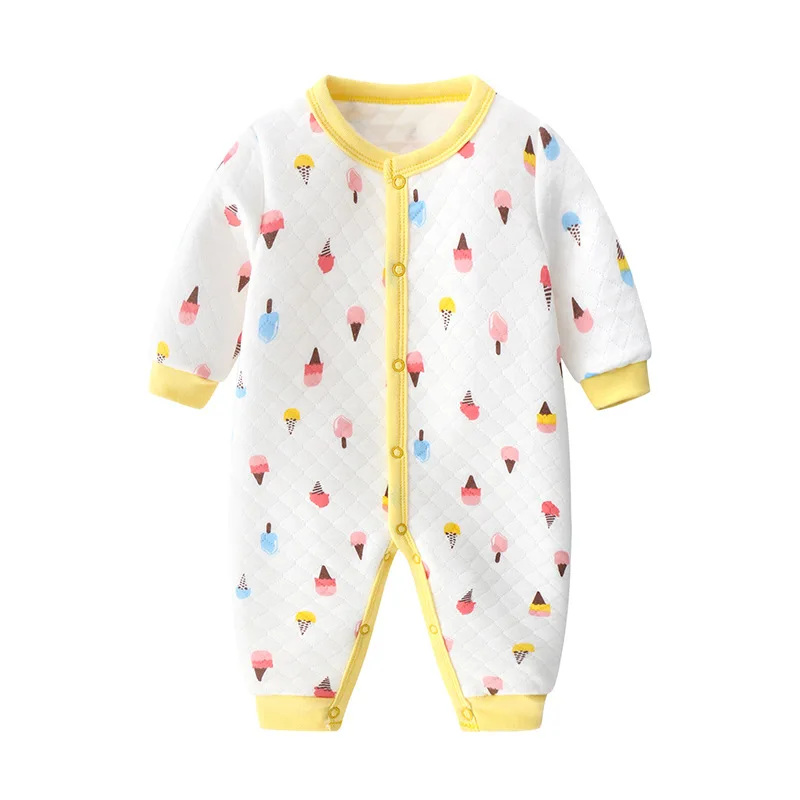 Baby Rompers Pajamas Newborn Sleepers Girl Boy One Piece Playsuits Kids Autumn Winter Soft Cotton Jumpsuit Outfit Clothes