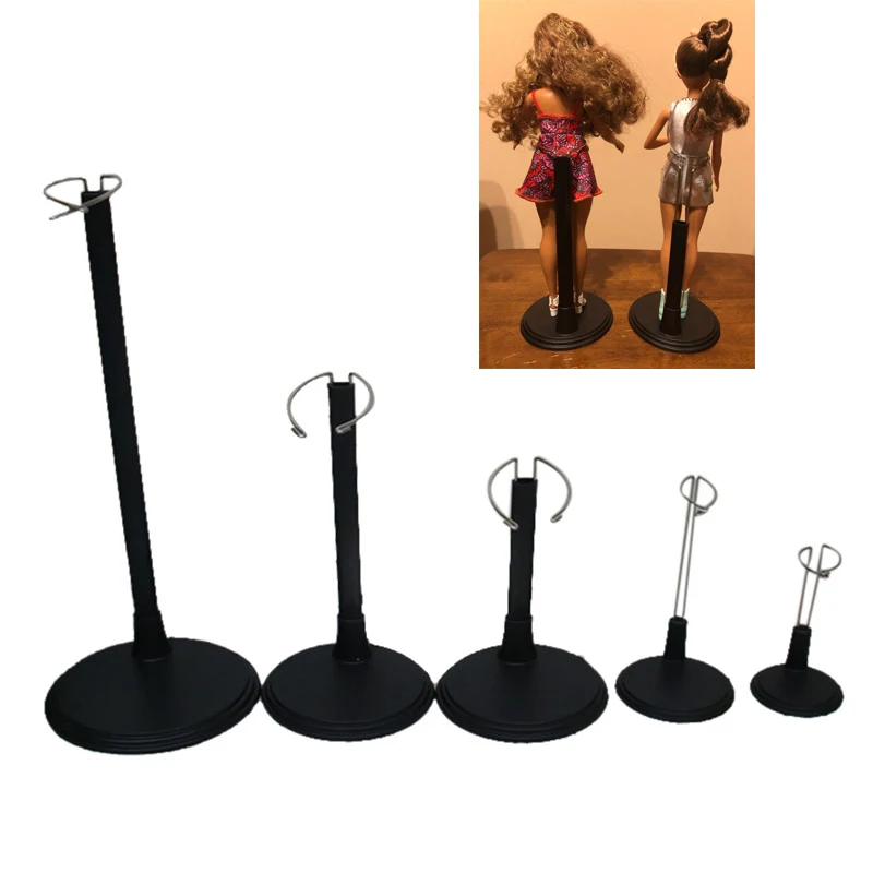 Новинка регулируемый металлический черный кукольный манекен подставка