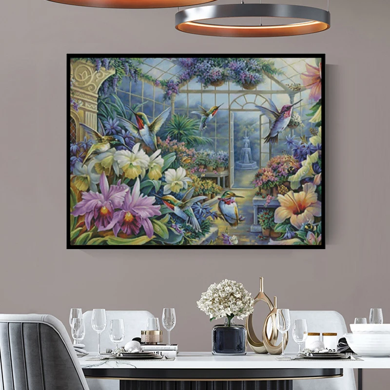 Рукоделие вышивка крестиком DMC для творчества полный набор вышивки Цветочная с