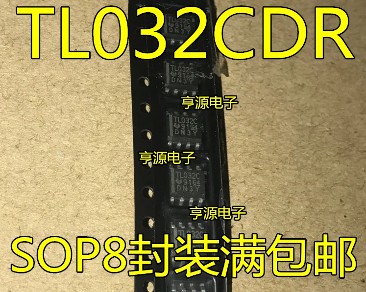 

10 PCS exempt postage TL032C TL032CDR TL032 patch SOP8 double op-amp original chip