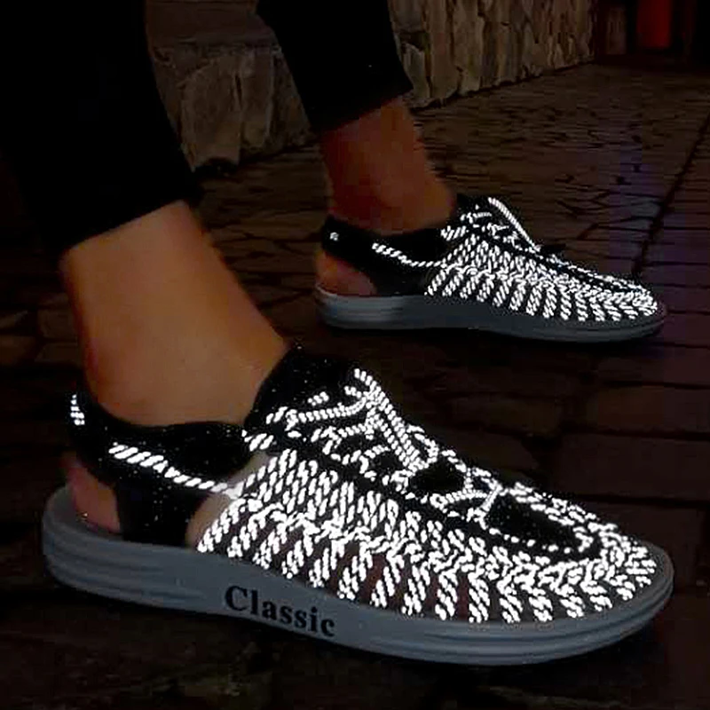 

Сандалии мужские, летние, без шнуровки, большого размера