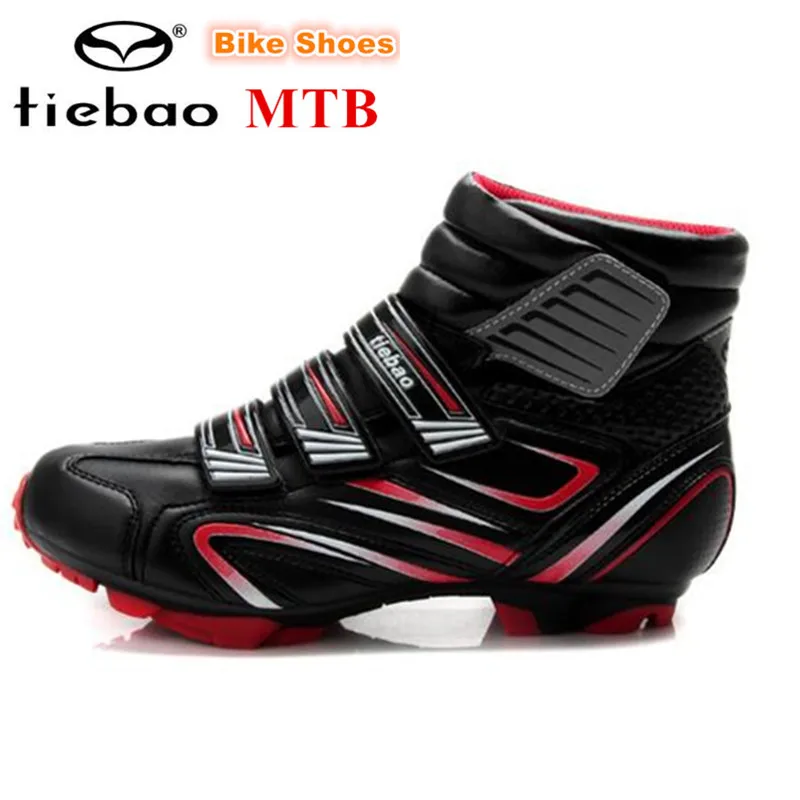 TB15-B1430 Велосипедная обувь Tiebao sapatilha ciclismo mtb Зимние красные велосипедная обувь мужские кроссовки женские zapatillas deportivas mujer велосипед обувь - Цвет: TB15-B1430