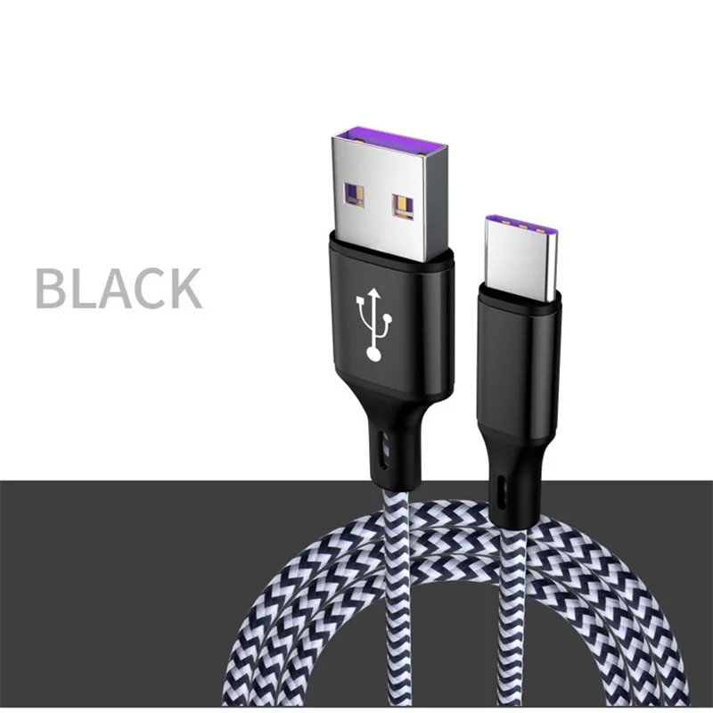 5А USB Type C кабель для Huawei Mate 20 P20 Pro Быстрая зарядка передачи данных зарядное