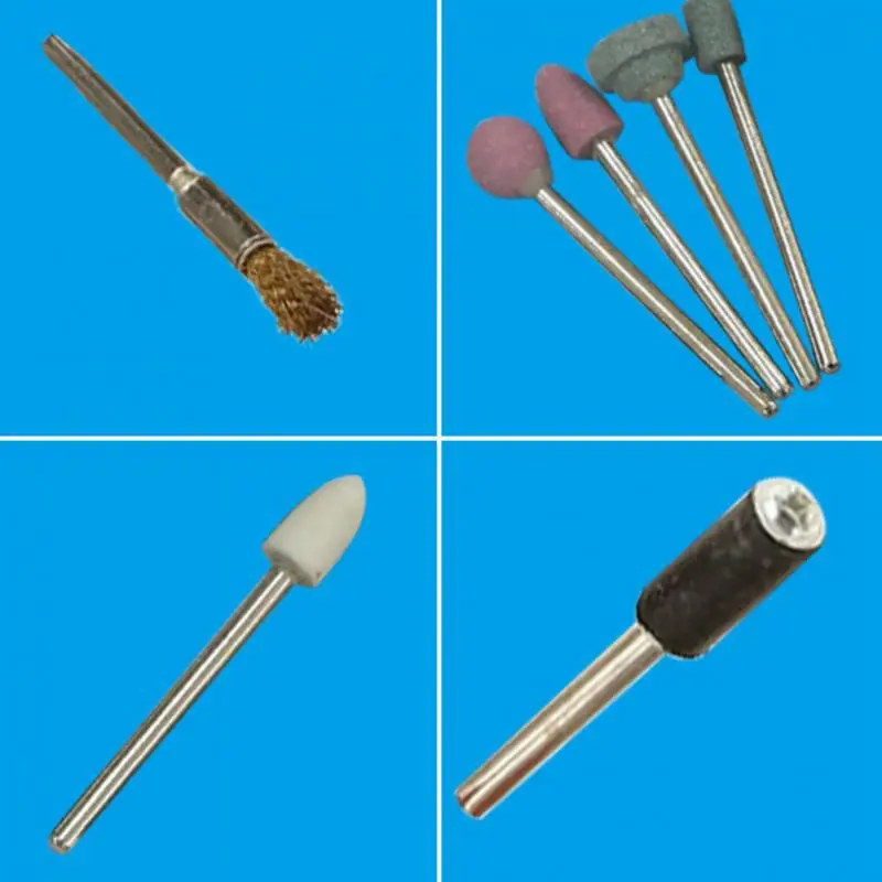 

34Pcs/Set Accessories Grinder Tool Kit Chuck Polishing Shaft Wheel Electric Cut Off Wheel Sand Paper Rounds Nylon brush
