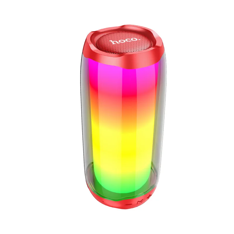 

Portable Bluetooth Wireless Outdoor Speaker with Colorful Light Support FM TF Card U Disk TWS AUX Voice Prompt Call Function