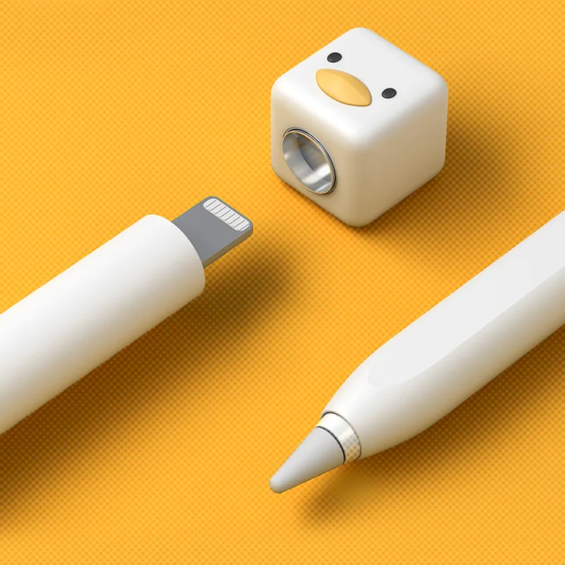 Защитный чехол-карандаш для Apple Pencil 1 2 симпатичный чехол с уткой IPad нескользящий