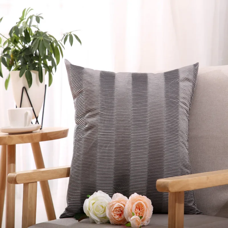 GYK139 однотонные Цвета льняная подушка из хлопка с эффектом чехол (без начинки)