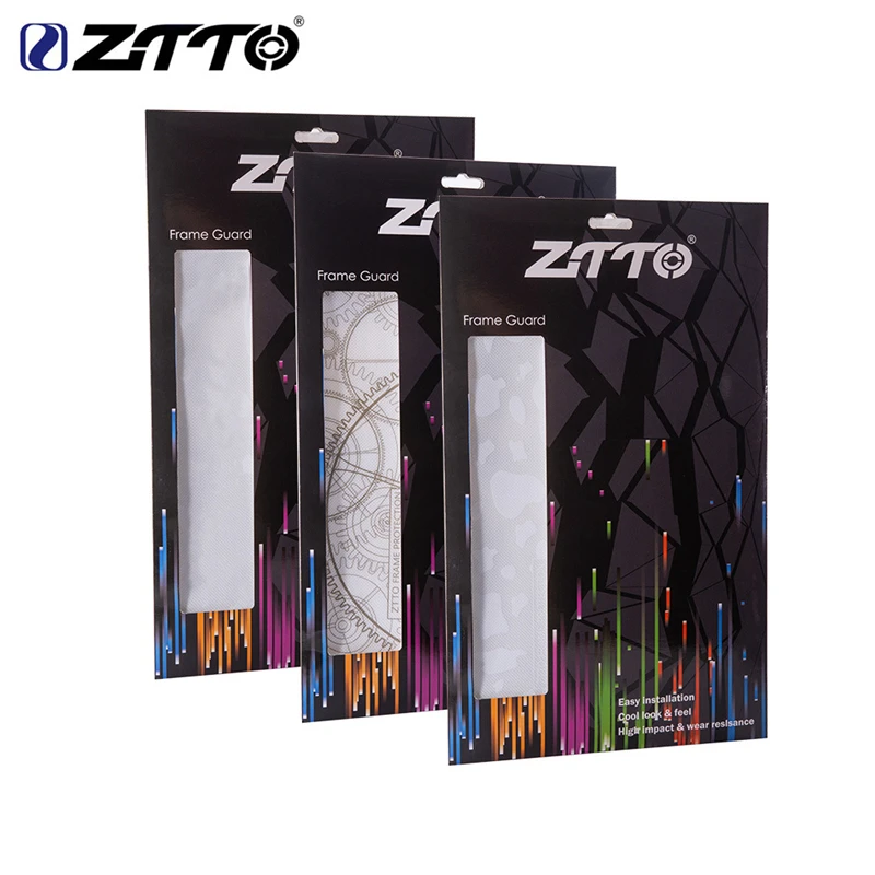 Лидер продаж защитные 3D наклейки ZTTO на раму велосипеда устойчивые к царапинам