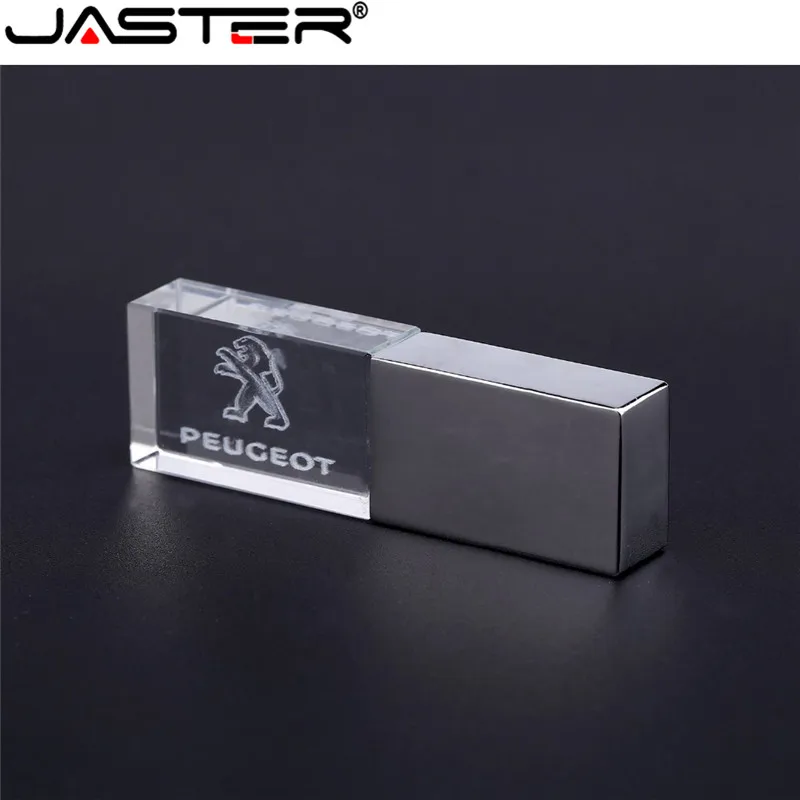 Корабль Peugeot Кристал + металл USB флеш накопитель 4GB/8GB/16GB/32GB/64GB 128 ГБ Externe Opslag u диск|USB