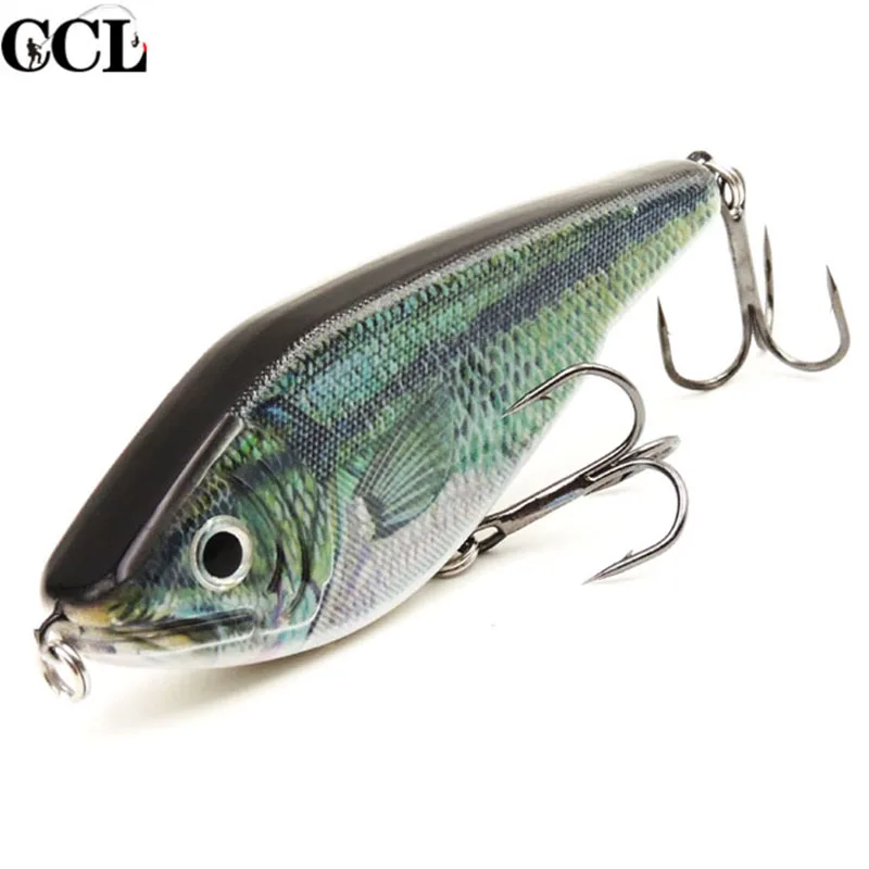 Приманка рыболовная 90 мм 26 г с никелевыми тройными крючками|Наживки для рыбной