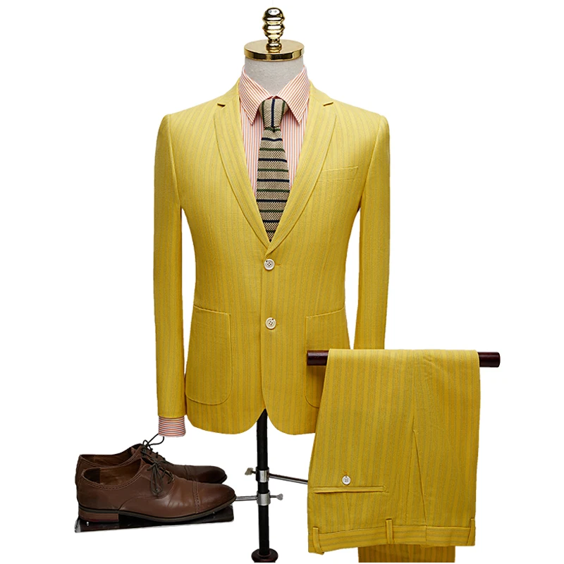 

Autumn winter new men business suit large size 6XL men's long-sleeved suit jacket and pants ,jacquard fabric high-end mens suits