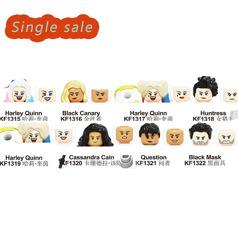 

Movie Series Harley Black Canarys Mini Figures Bricks Toy's Building Blocks Diy Assembled Model EducationalToys for Child