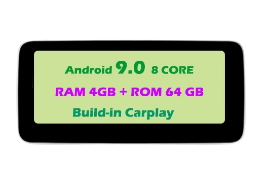 4GB 64GB CARPLAY 10,2" Android автомобильный gps навигационный мультимедийный дисплей для Mercedes Benz E Class W207/A207/C207/W212 2009- Радио стерео - Цвет: 4GB 64GB CARPLAY